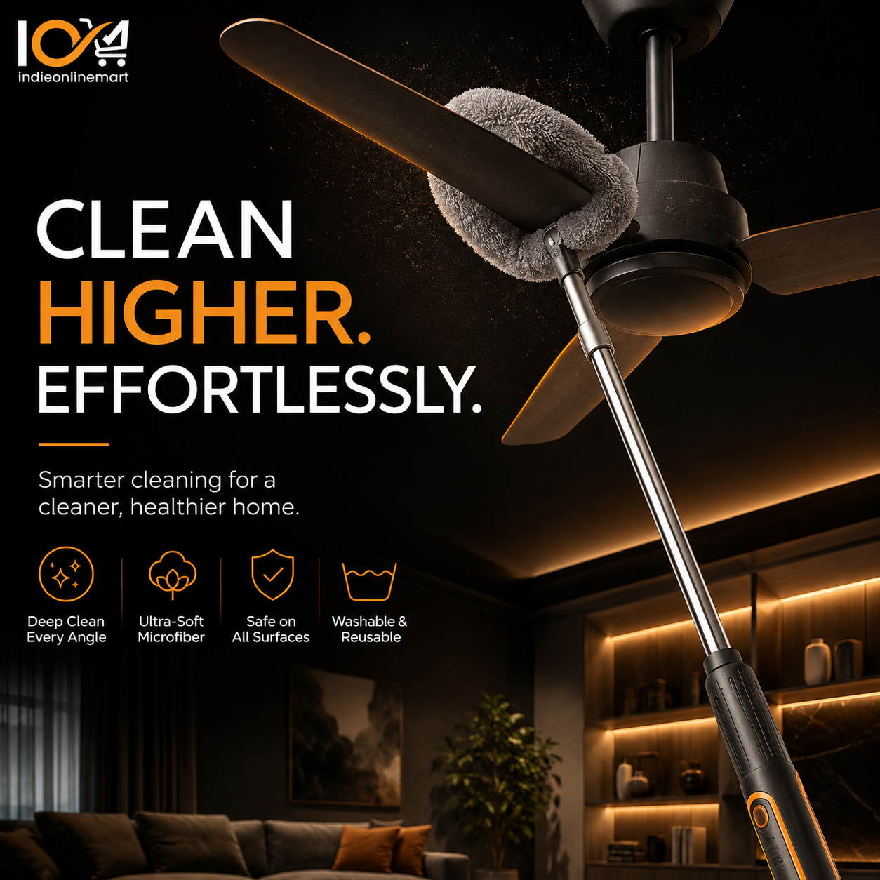Easy Injury Less | Fan Cleaning Brush