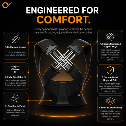 Backfat fix with ease and comfort | Cover belly & shoulder part only