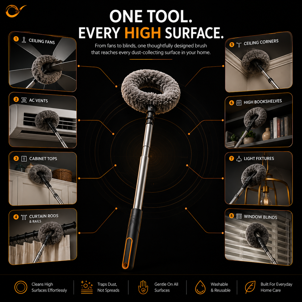 Easy Injury Less | Fan Cleaning Brush